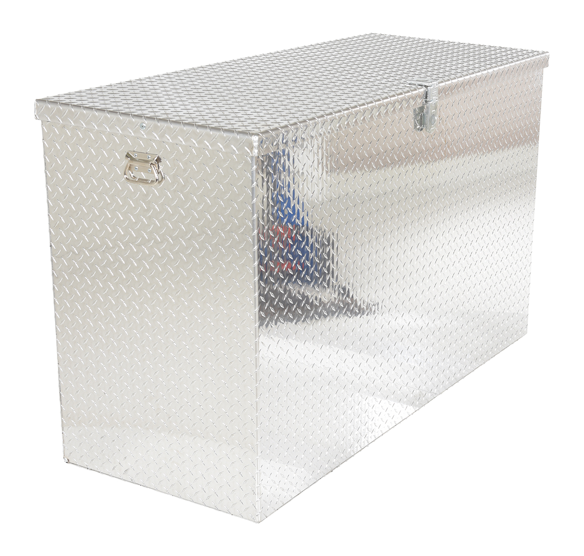 Vestil Aluminum Portable Tool Box - 24-13/16 In. x 60-3/4 In. x 36-11/16 In. 2500 lb - Silver