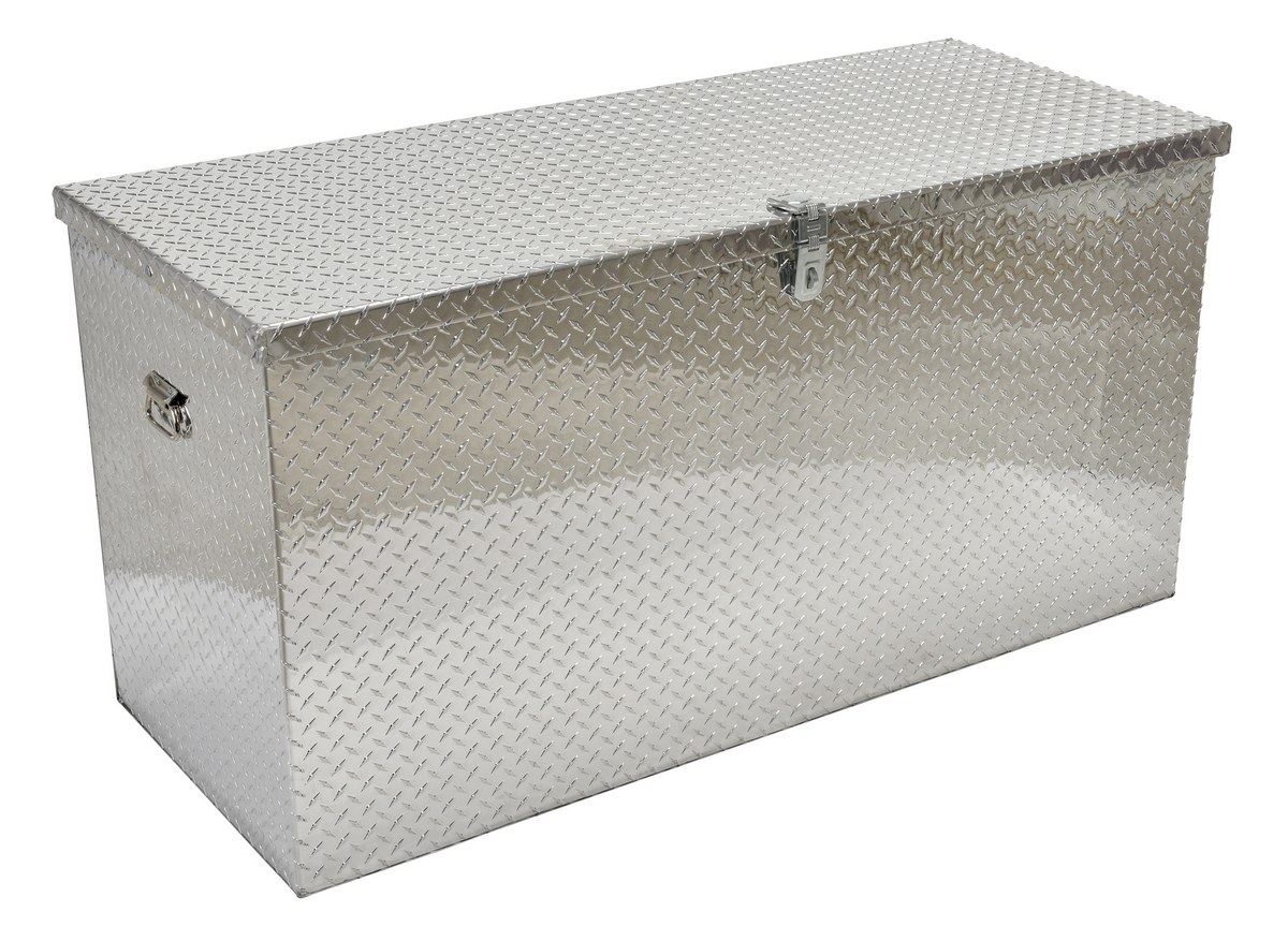Vestil Aluminum Portable Tool Box - 24-13/16 In. x 60-3/4 In. x 30-11/16 In. 2500 lb - Silver