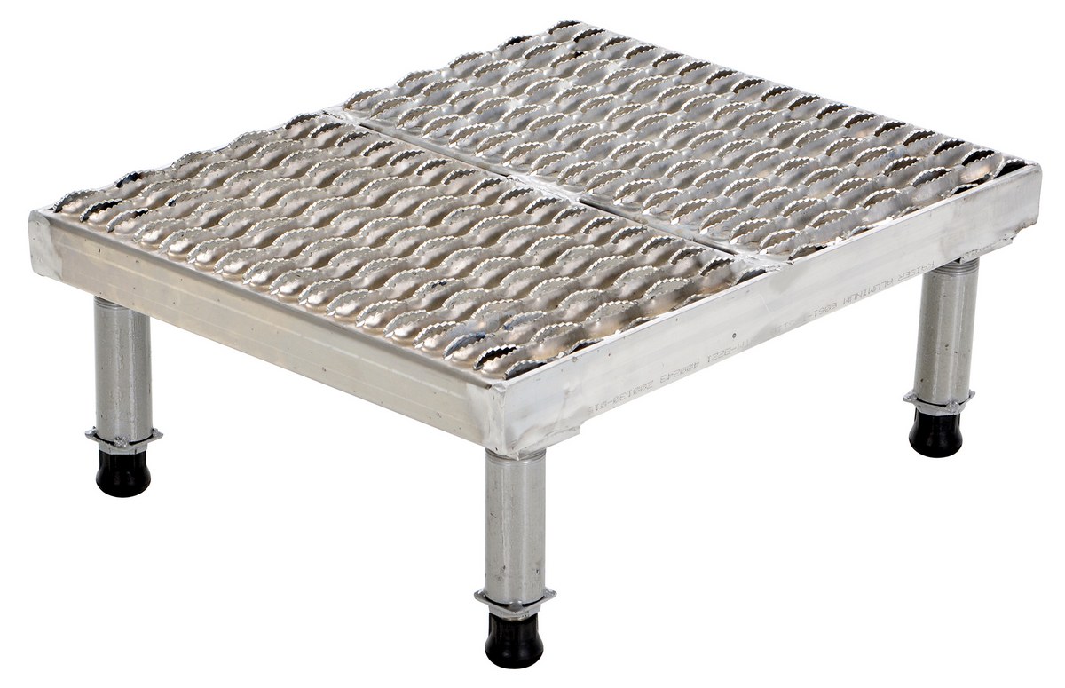 Vestil Stainless Steel Adjustable Work-Mate Stand - 35-1/4 In. x 19 In. x 10-1/2 In. 500 lb - Silver
