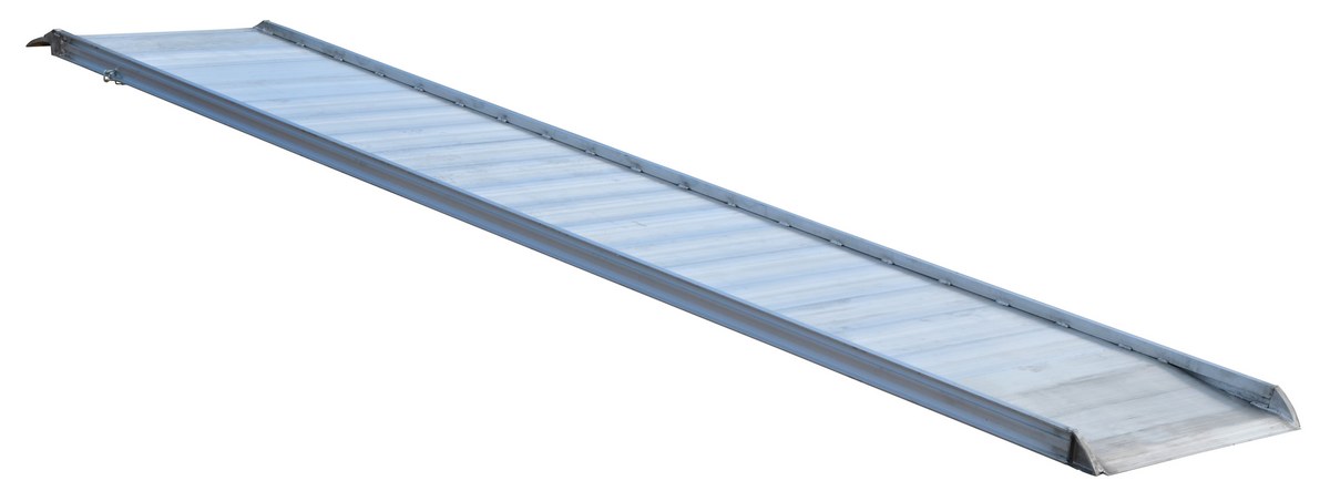 Vestil Aluminum Wheel Walk Ramp Overlapping Style - 192 In. x 38 In. 1000 lb - Silver