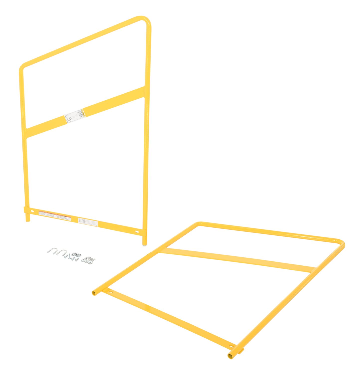 Vestil Steel Hand Rail Kit for - 3 Step ASP Models - Yellow