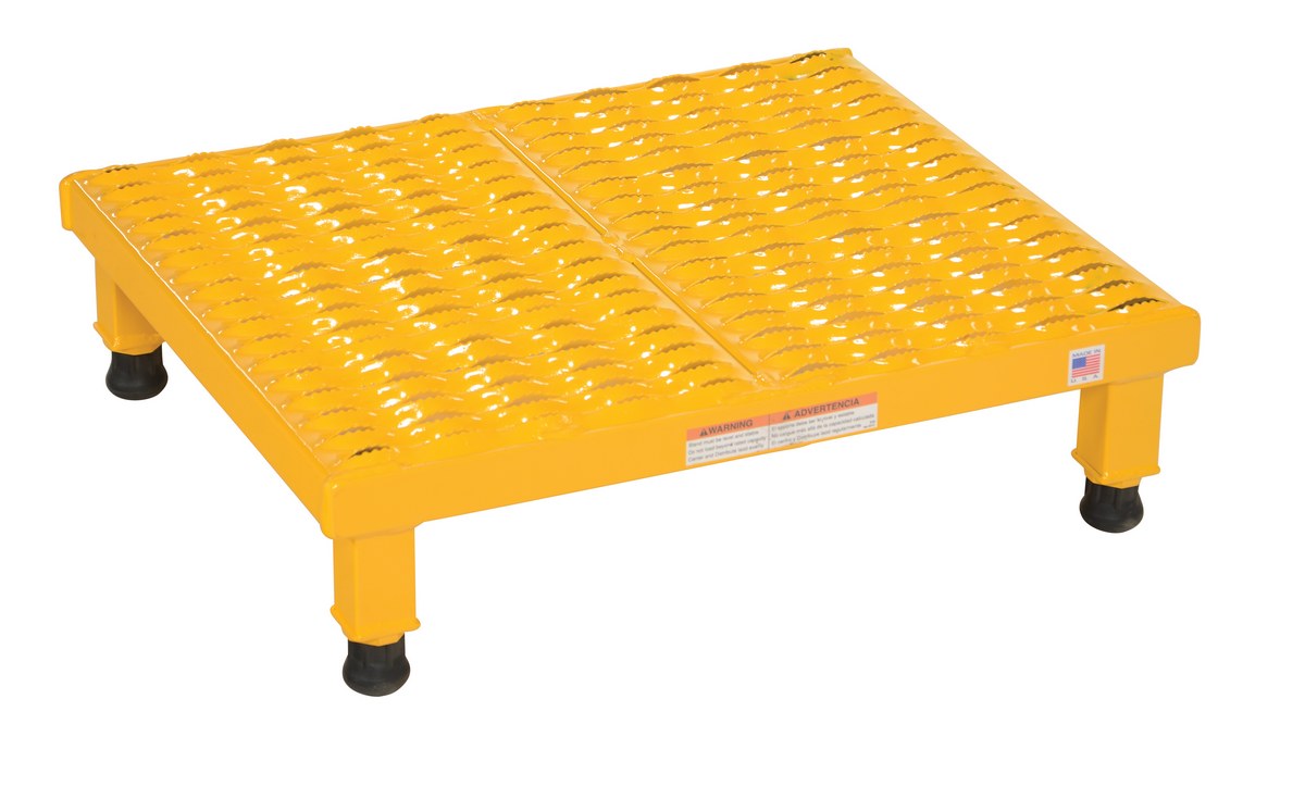 Vestil Steel Adjustable Work-Mate Stand - 23-1/2 In. x 24-1/16 In. x 6-3/4 In. 500 lb - Yellow