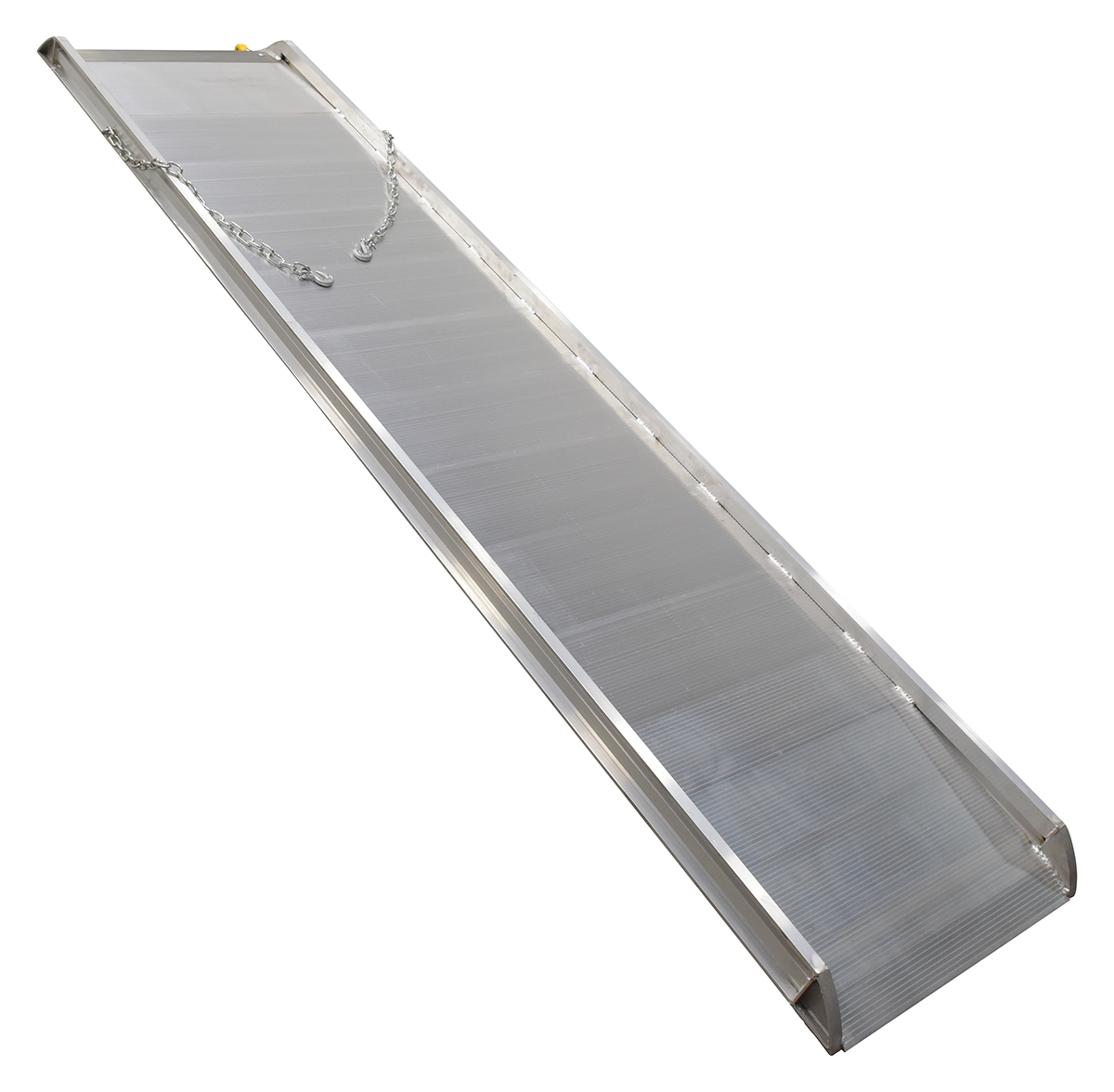 Vestil Aluminum Wheel Walk Ramp Steel Hook Style - 123-1/16 In. x 28 In. 2200 lb - Silver