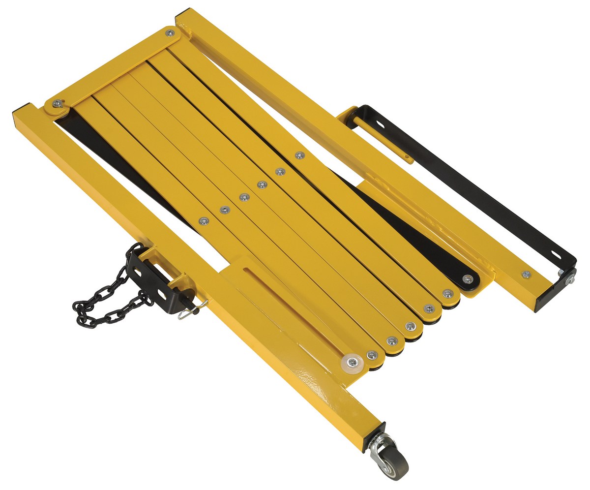 Vestil Aluminum Expand-A-Gate Wall Mount - 2-3/4 In. x 20-5/16 In. x 38-5/16 In. - Yellow