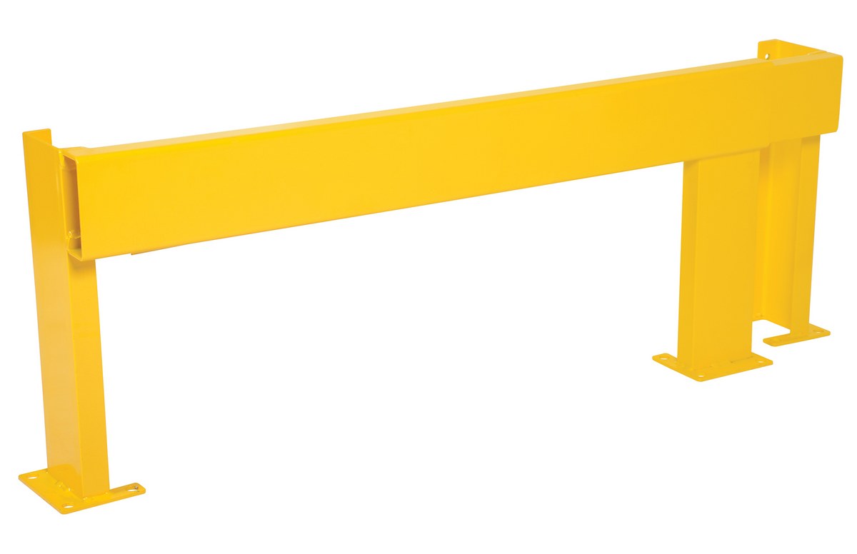 Vestil Steel Adjustable Width Rack Guard - 65-5/8 In. x 10-9/16 In. x 24-9/16 In. - Yellow