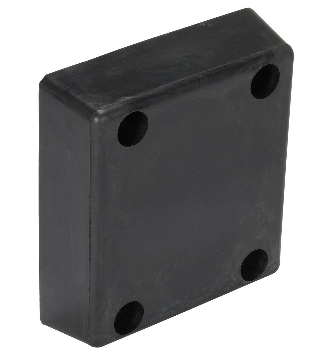 Vestil Rubber Molded Bumper - 12-13/16 In. x 11-13/16 In. x 3-7/8 In. - Black