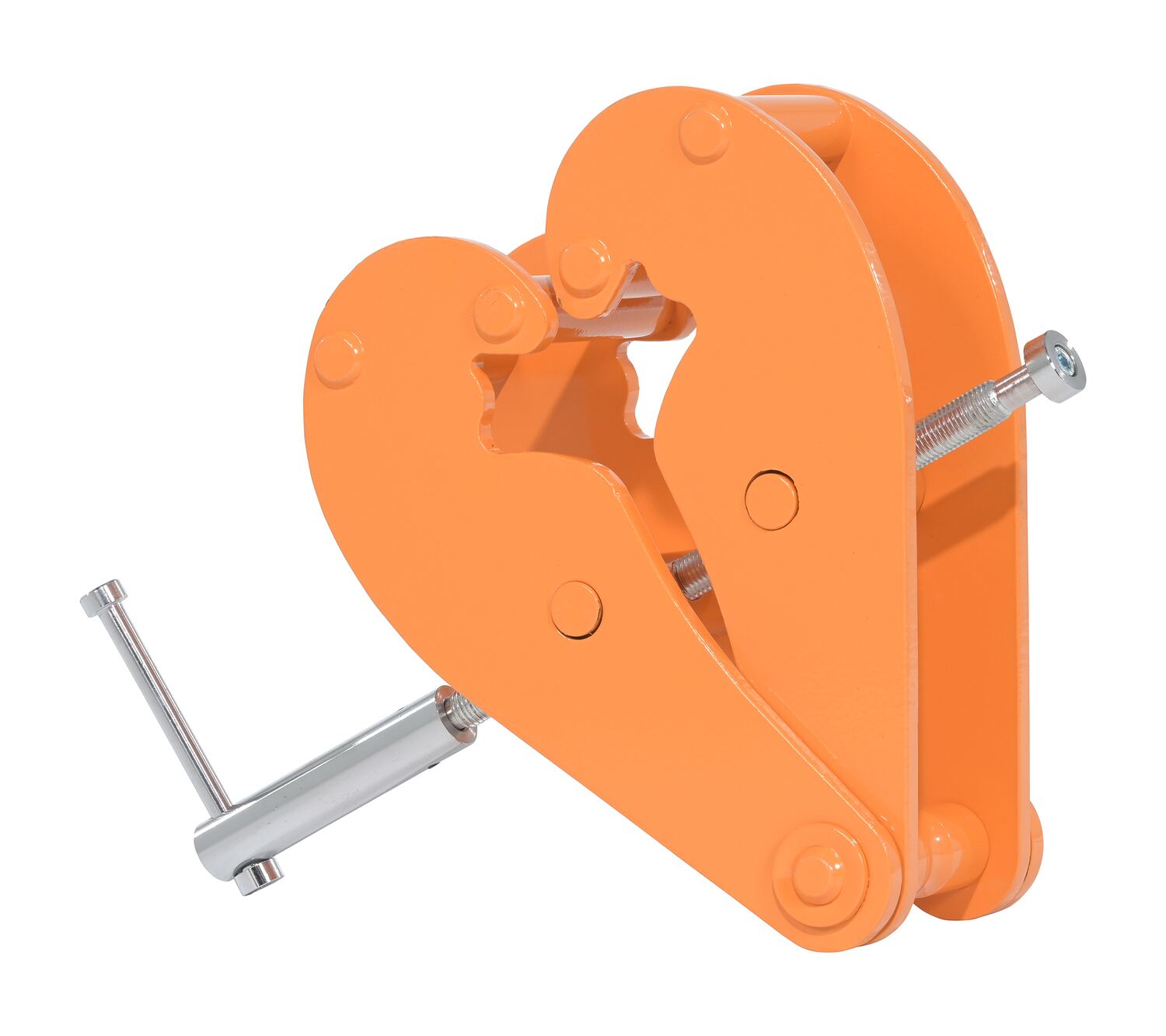 Vestil Steel Beam Clamp Horizontal Lift Style - 21-1/4 In. x 5-1/4 In. x 7-3/4 In. 10000 lb - Orange
