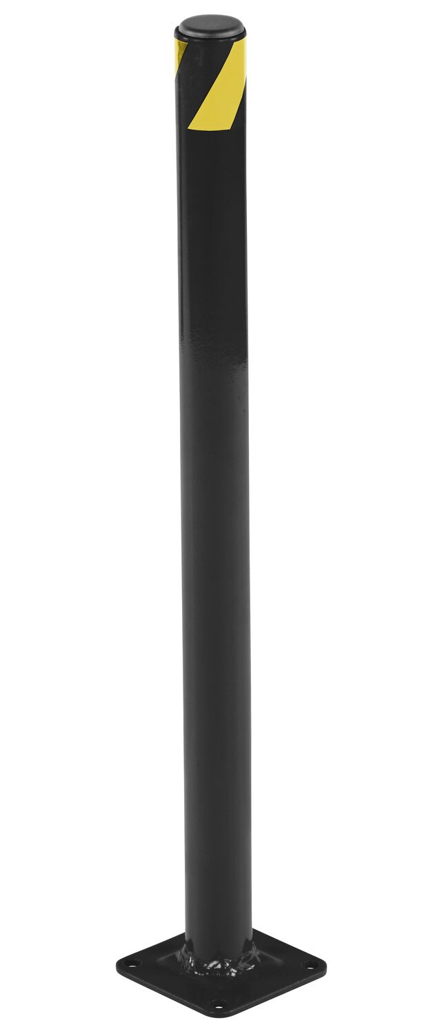 Vestil Steel Pipe Safety Bollard - 24 In. x 1-3/4 In. - Black