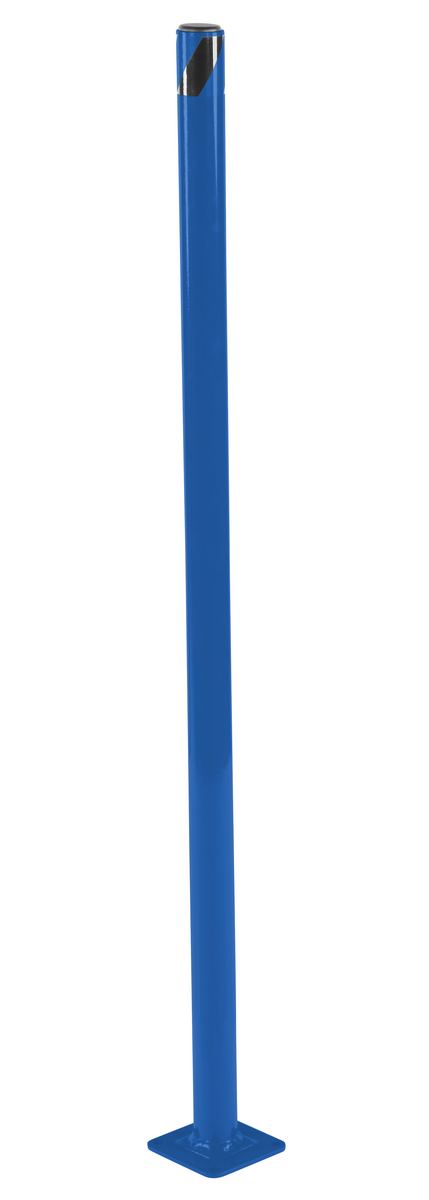 Vestil Steel Pipe Safety Bollard - 48 In. x 1-3/4 In. - Blue