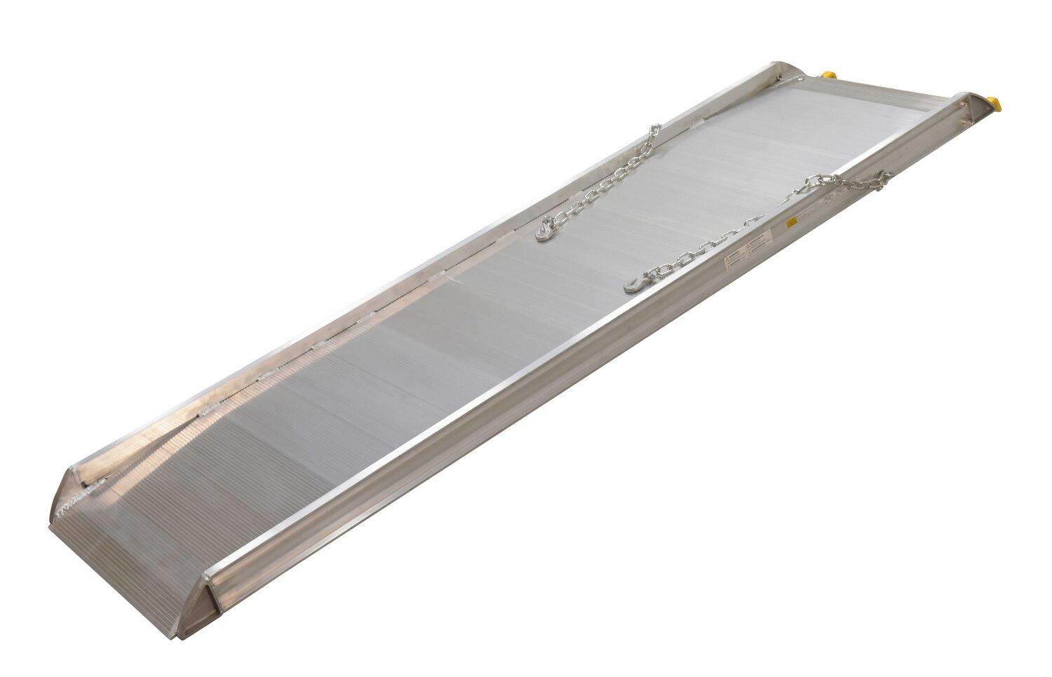 Vestil Aluminum Wheel Walk Ramp Steel Hook Style - 87-5/16 In. x 28 In. 3000 lb - Silver