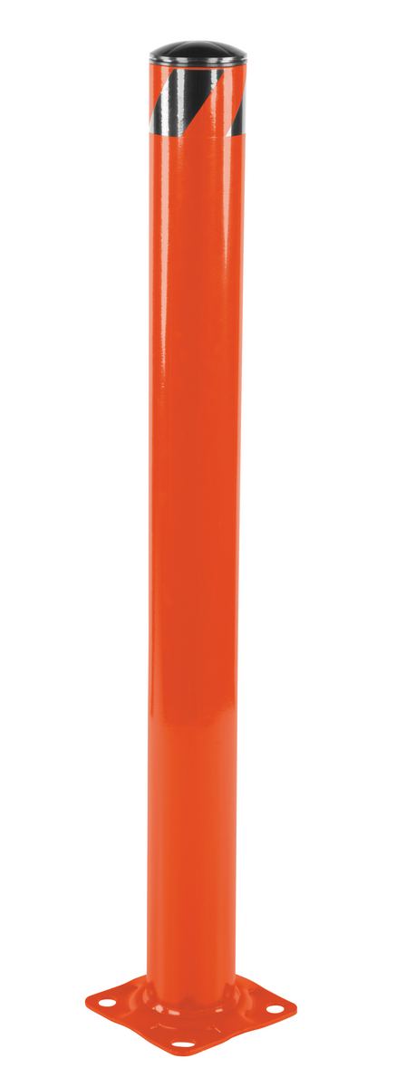 Vestil Steel Pipe Safety Bollard - 48 In. x 5-1/2 In. - Orange