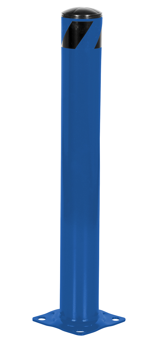 Vestil Steel Pipe Safety Bollard - 36 In. x 4-1/2 In. - Blue