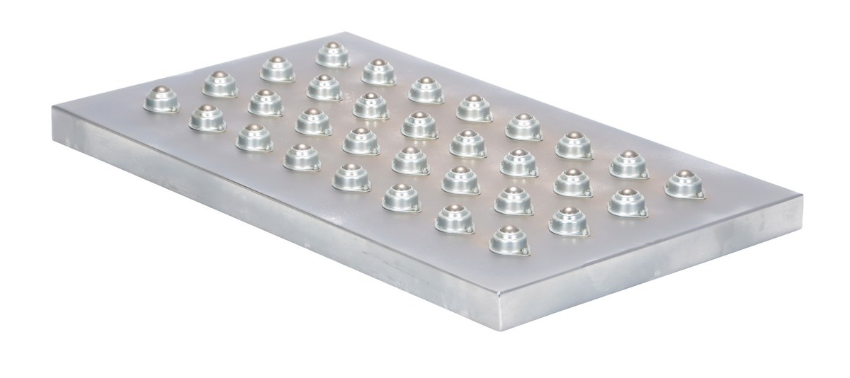 Vestil Steel Transfer Platform - 20 In. x 36 In. 75 lb - Silver