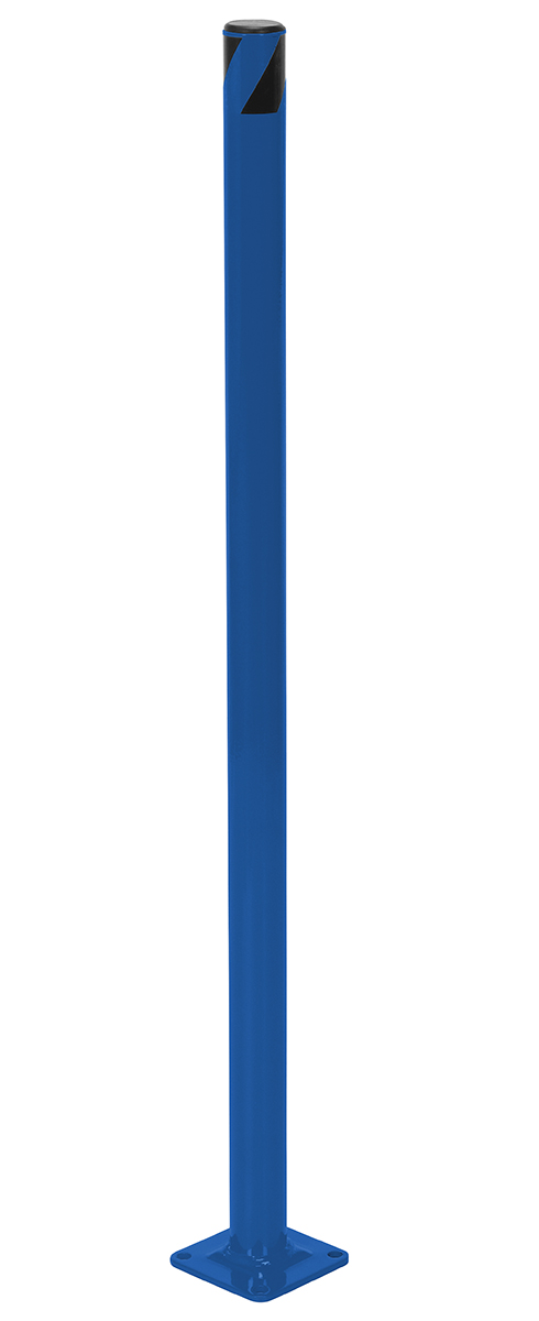 Vestil Steel Pipe Safety Bollard - 36 In. x 1-3/4 In. - Blue