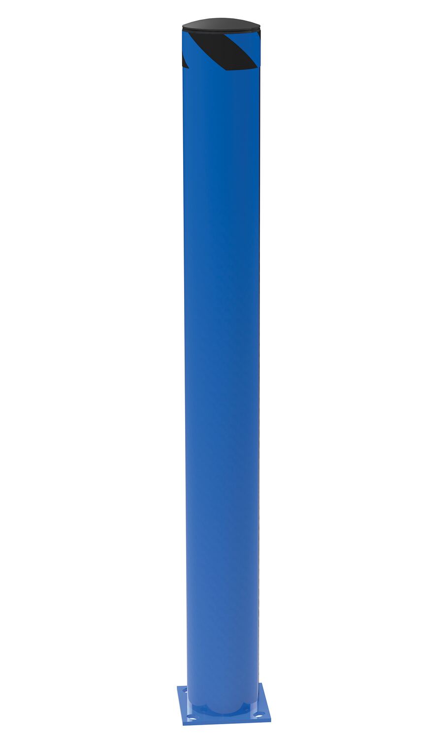 Vestil Steel Pipe Safety Bollard - 62 In. x 6-1/2 In. - Blue