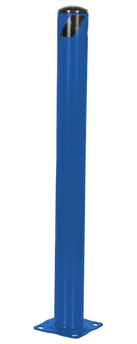 Vestil Steel Pipe Safety Bollard - 42 In. x 4-1/2 In. - Blue