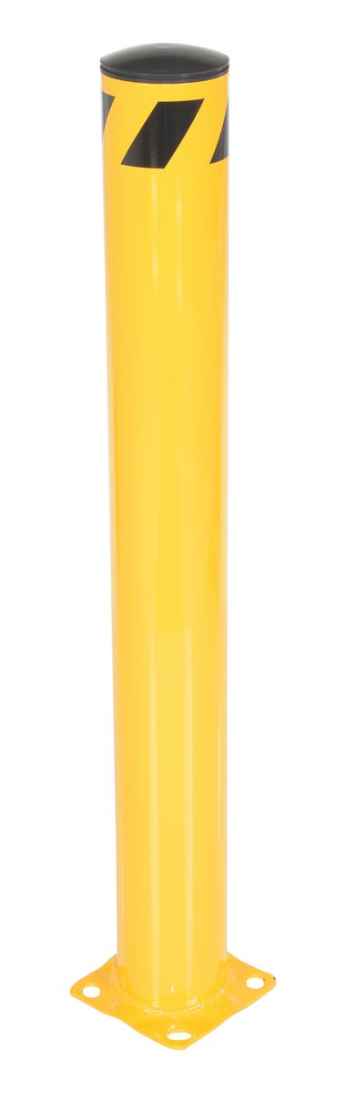 Vestil Steel Pipe Safety Bollard - 48 In. x 5-1/2 In. - Yellow