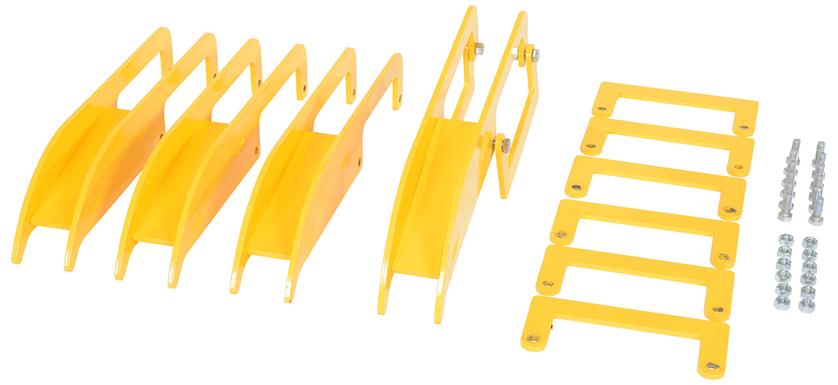 Vestil Steel Additional Arms To Connect To An Open Center Bulk Bag Lifter - Yellow