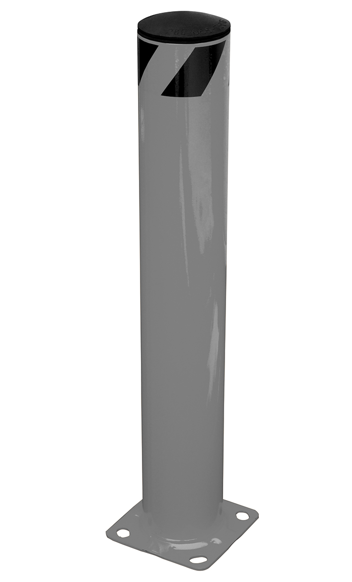 Vestil Steel Pipe Safety Bollard - 36 In. x 5-1/2 In. - Gray Semi Gloss