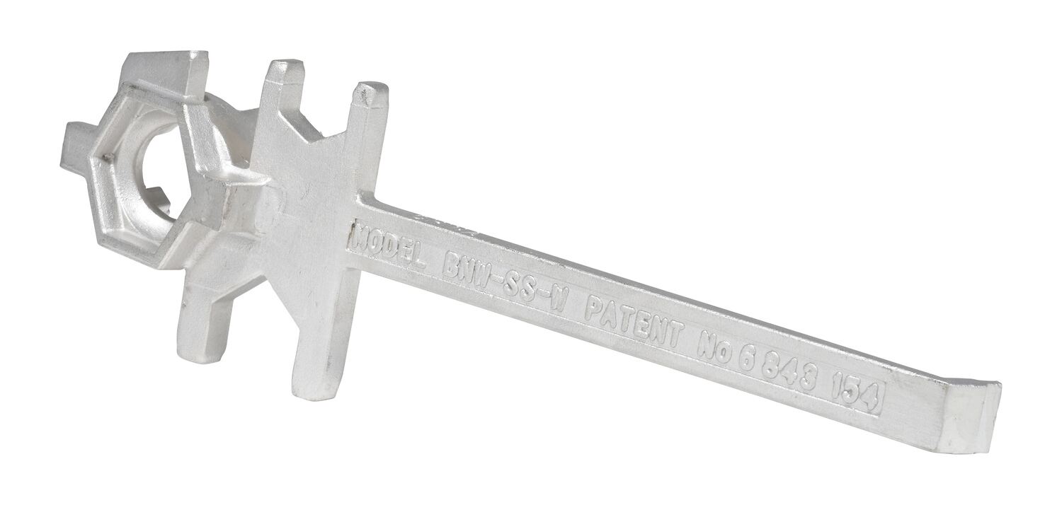 Vestil Stainless Steel Drum Bung Nut Wrench