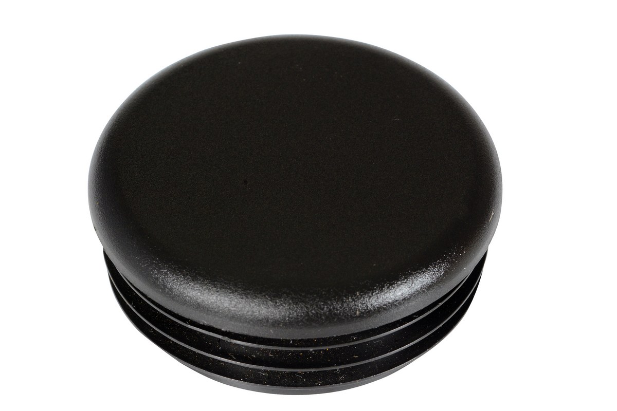 Vestil Plastic Bollard Cap Replacement For Schedule - 40 Steel 1-1/4 In. Pipe - Black