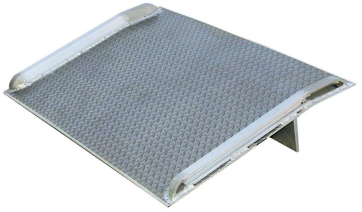 Vestil Aluminum Truck Dock Board - 54 In. x 54 In. 7000 lb - Silver