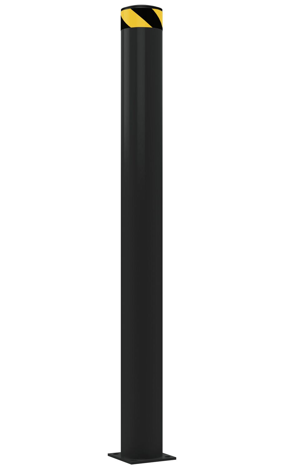 Vestil Steel Pipe Safety Bollard - 72 In. x 6-1/2 In. - Black