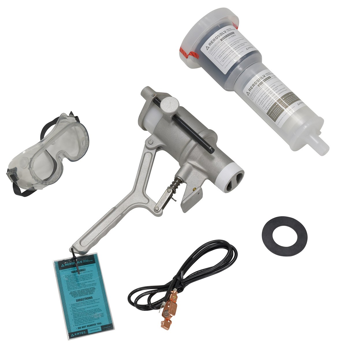 Vestil Aerosol Can Crusher - 2 In. Bung - Silver