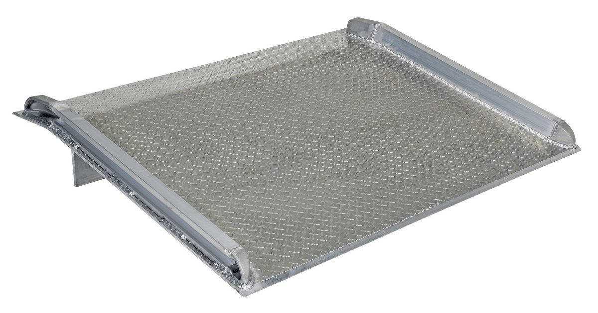 Vestil Aluminum Truck Dock Board - 72 In. x 36 In. 20000 lb - Silver