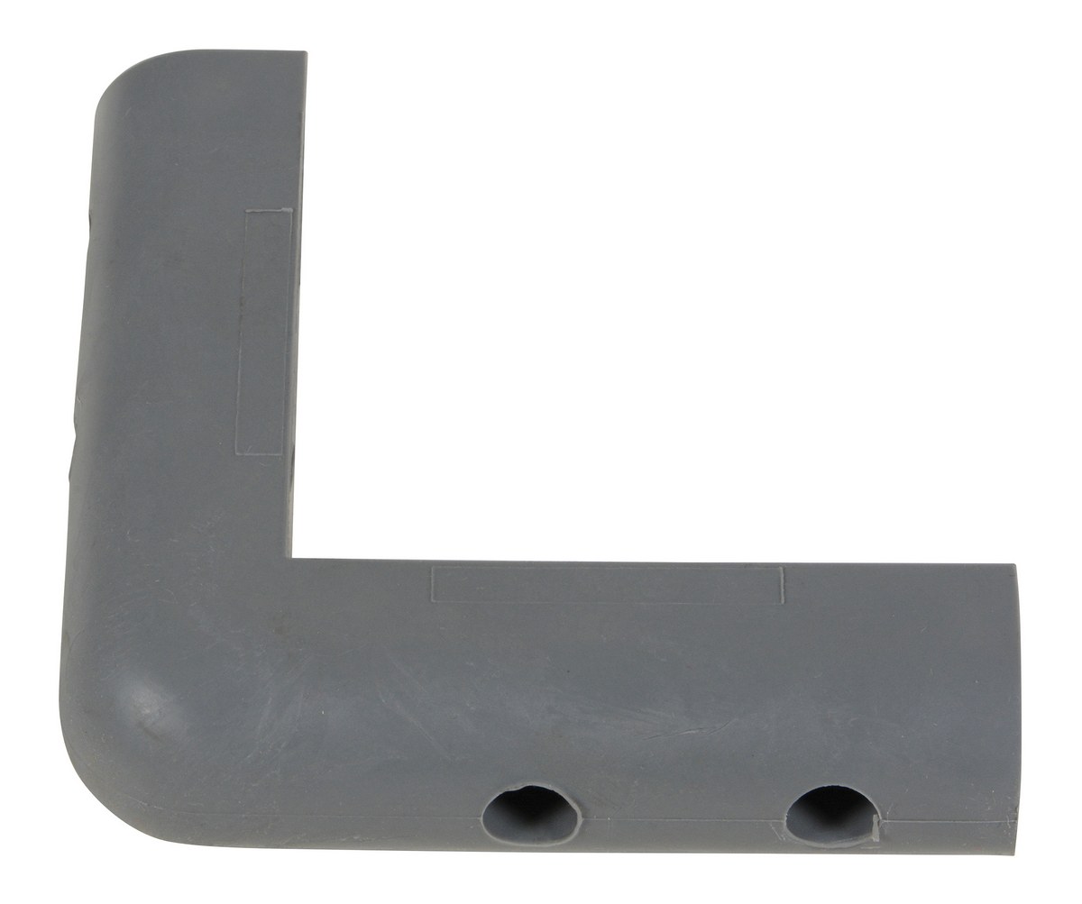 Vestil Rubber Corner Guard - 16 Pieces 1-1/16 In. - Gray