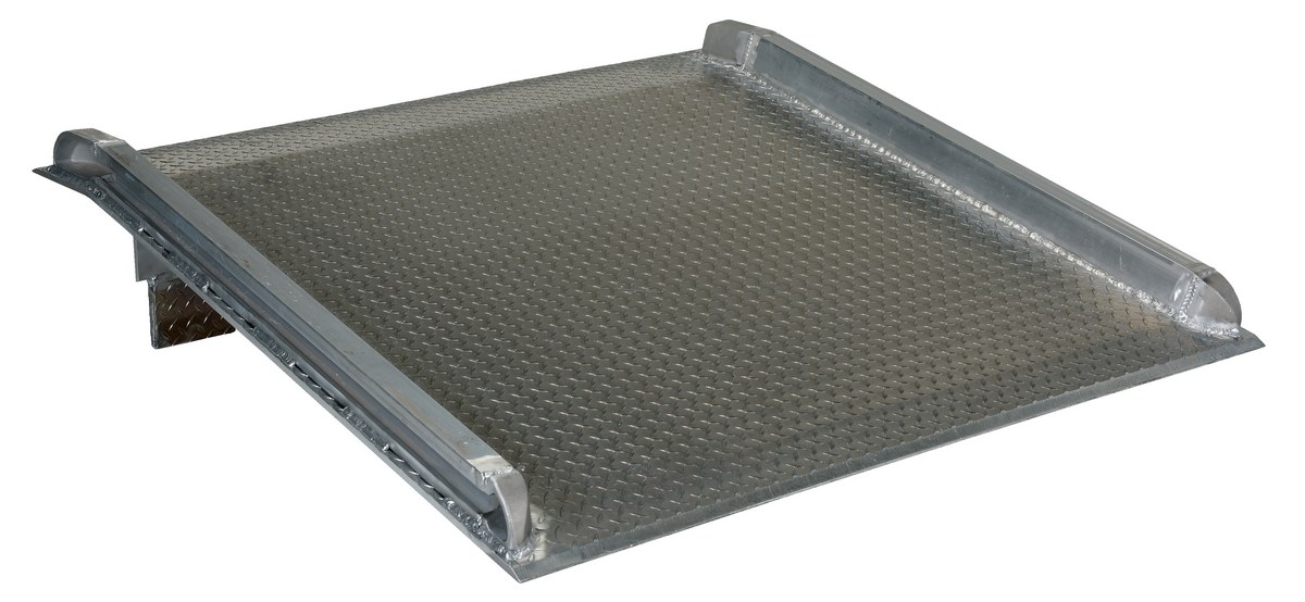 Vestil Aluminum Truck Dock Board - 60 In. x 48 In. 15000 lb - Silver