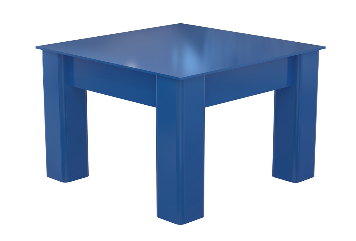 Vestil Factory Installed Steel Elevated Bases for Carousels - 18 In. x 12 In. 2000 lb - Blue