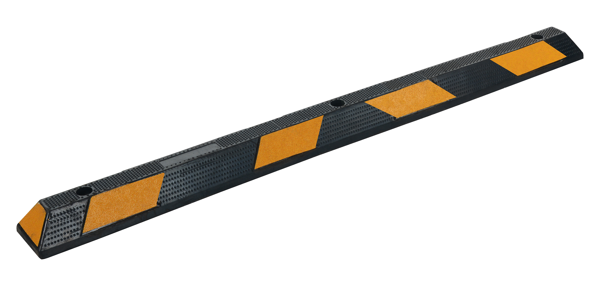 Vestil Recycled Rubber Car Stop - 47-1/4 In. x 5-3/4 In. x 4 In. - Black