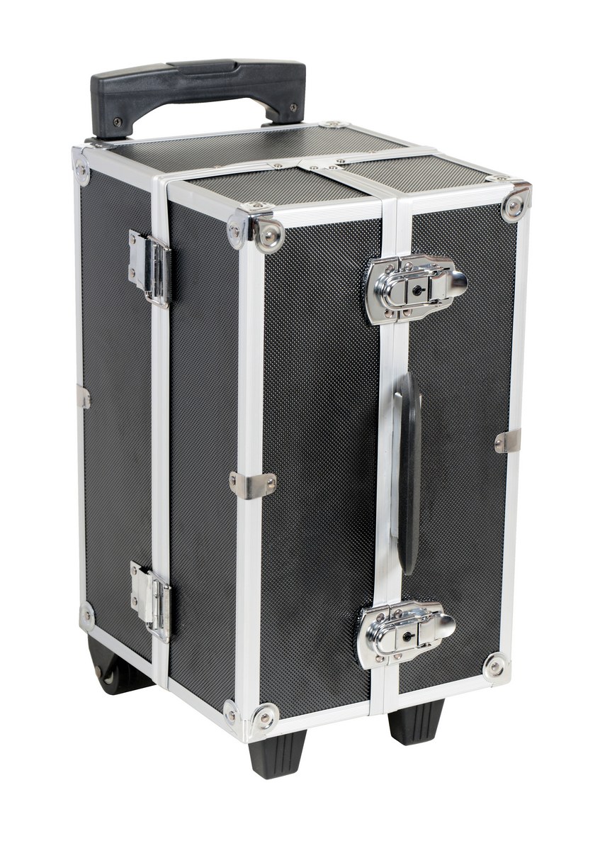 Vestil Aluminum Frame Case with EVA Lining and Trolley - Black/Silver