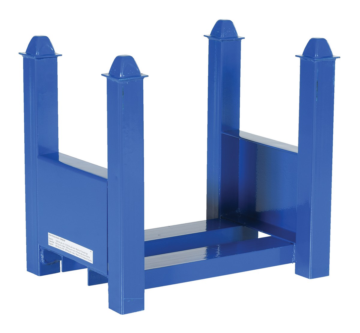 Vestil Steel Stackable Bar Cradle - 22 In. 3700 lb - Blue