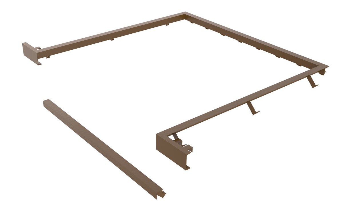 Vestil Steel Dock Leveler Curb Angle Set - 7 Ft. x 8 Ft.