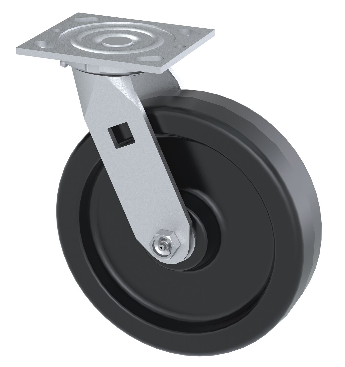 Vestil Phenolic Swivel Caster - 8 In. Diameter x 2 In. Width 1250 lb - Black