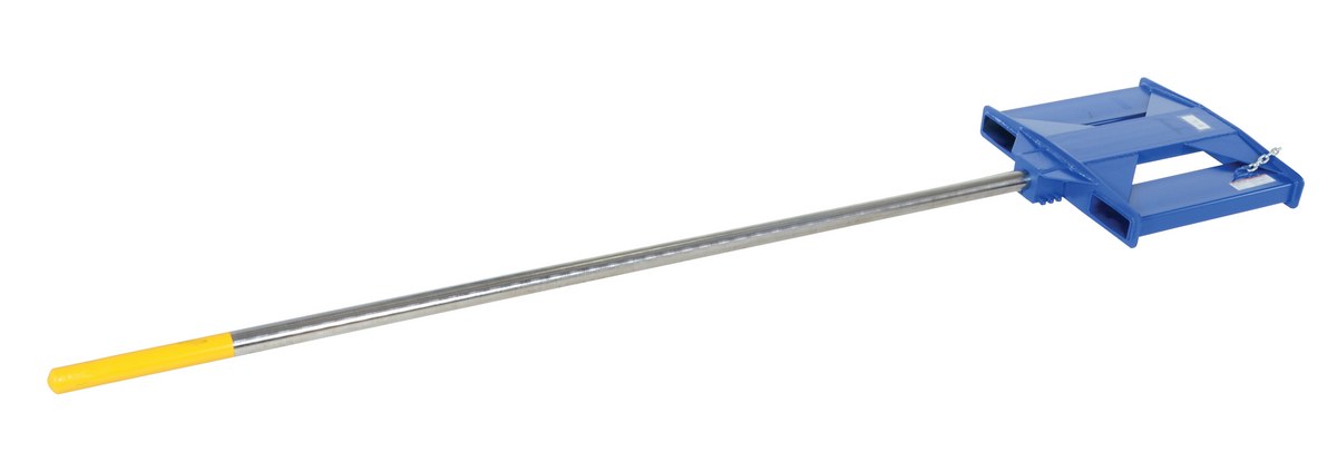 Vestil Steel Fork Mounted Rug Ram Boom - 144 In. 1800 lb - Blue/Silver