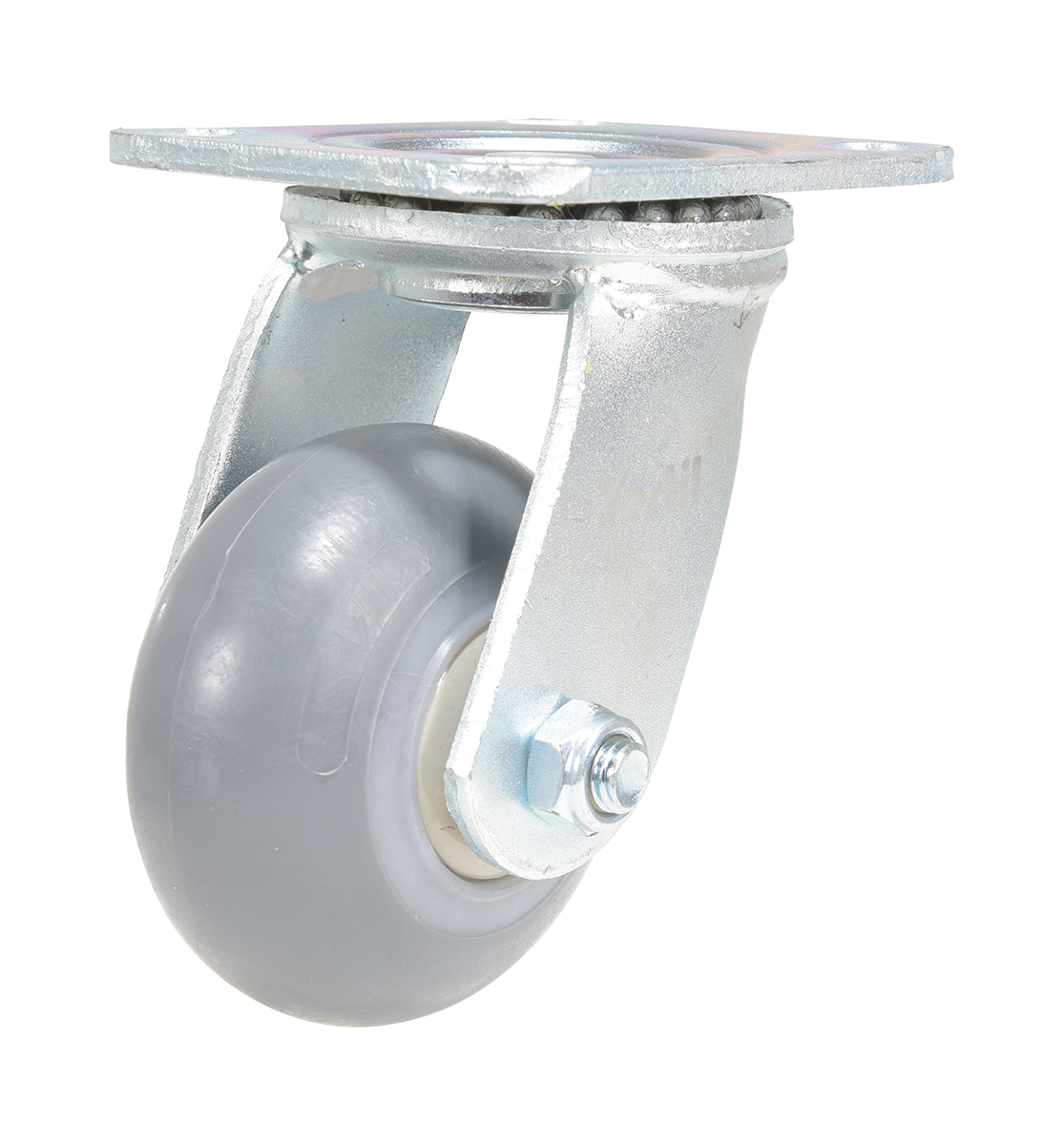 Vestil Thermoplastic Swivel Rigid Caster - 4 In. Diameter x 2 In. Width 485 lb Light - Gray