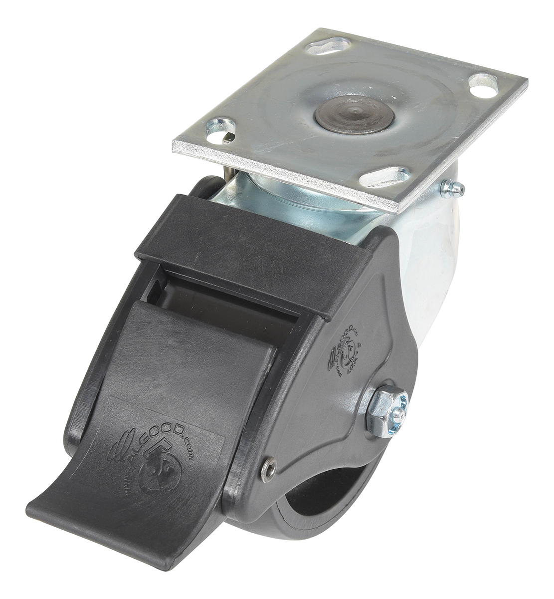 Vestil Light Duty Glass Filled Nylon Swivel With Total Brake Caster - 5 In. Diameter x 2 In. Width 1200 lb - Black