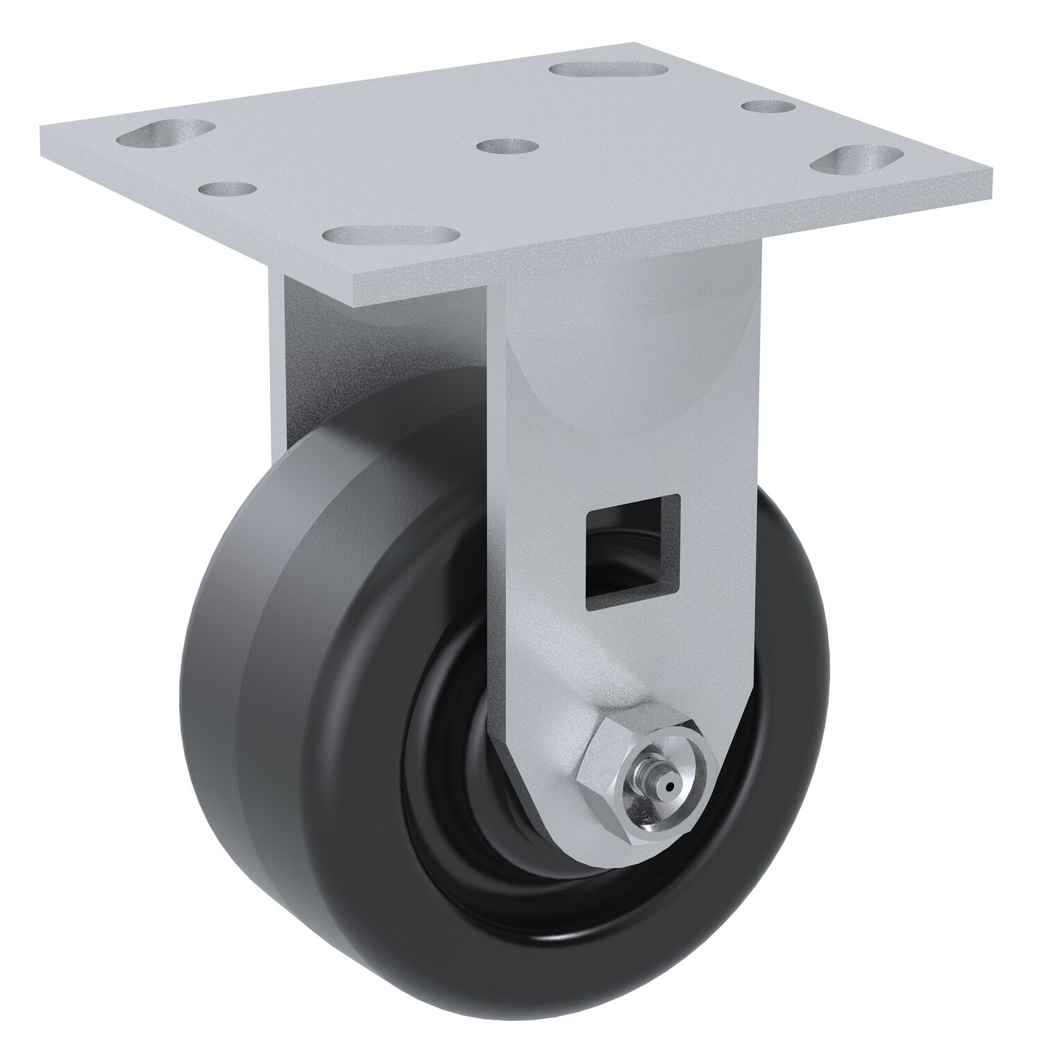 Vestil Phenolic Rigid Caster - 4 In. Diameter x 2 In. Width 800 lb - Black
