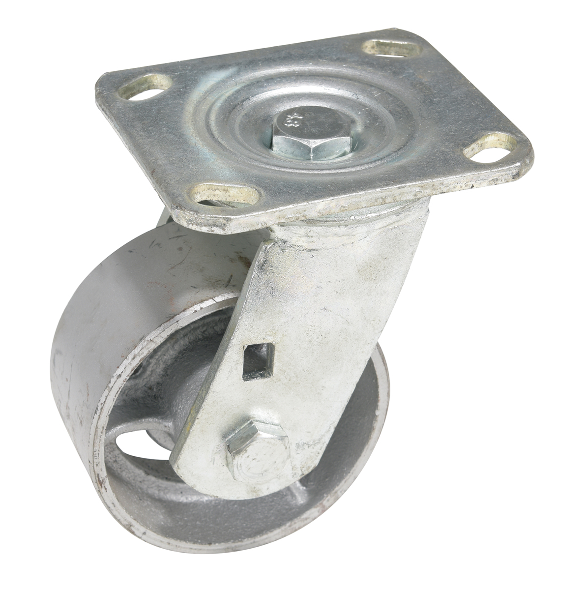 Vestil Cast Iron/Steel Swivel Caster - 4 In. Diameter x 2 In. Width 700 lb - Gray