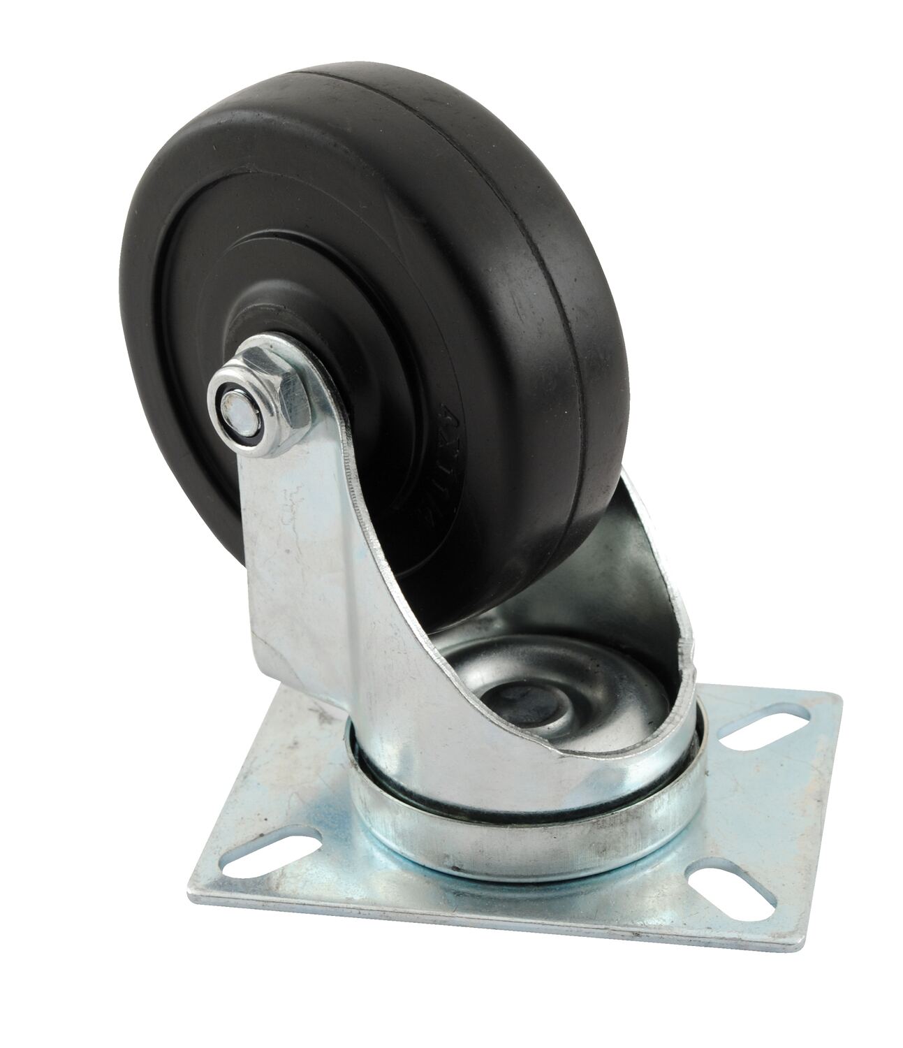 Vestil Hard Rubber Swivel Caster - 4 In. Diameter x 1-1/4 In. Width 140 lb - Black