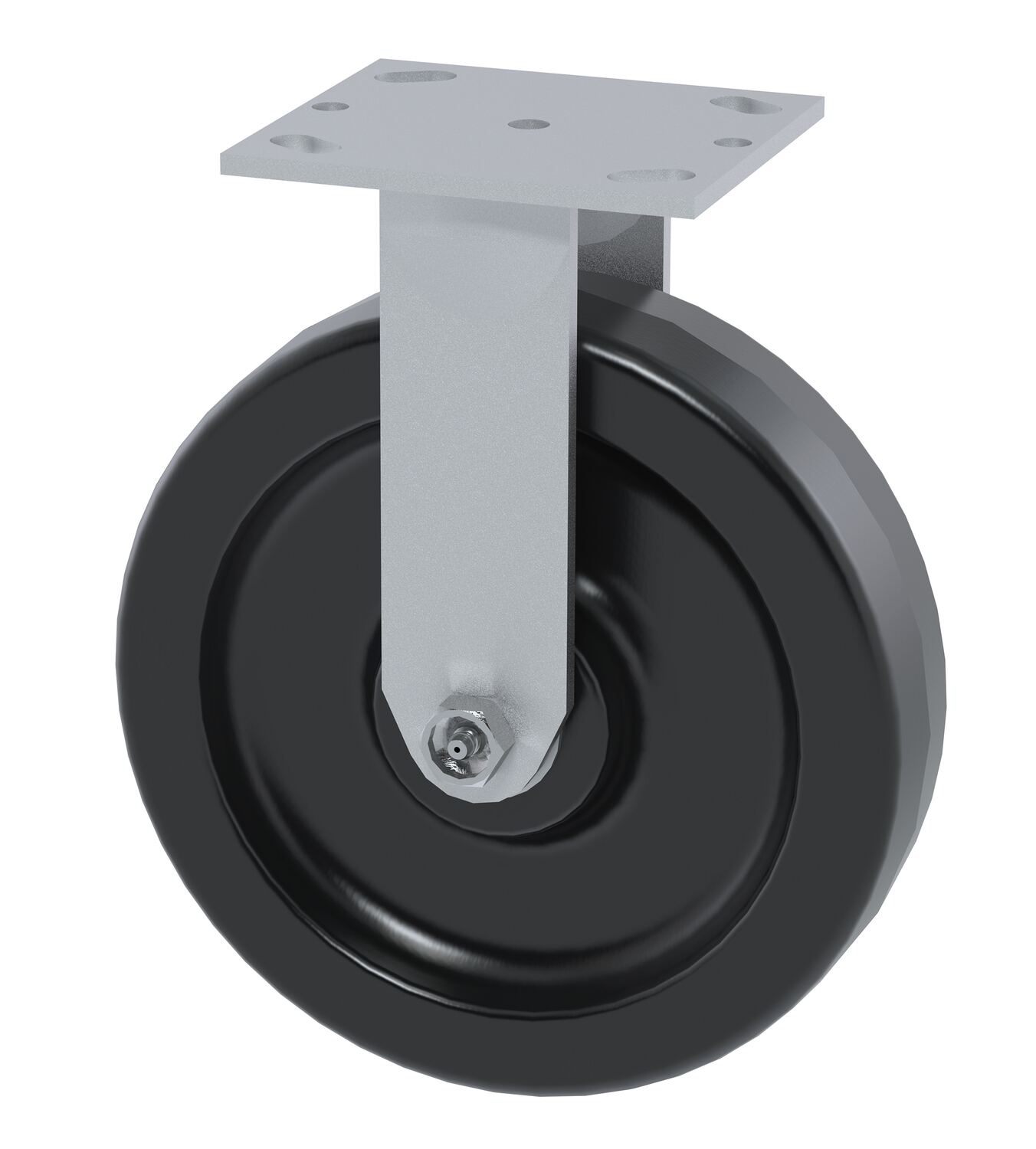 Vestil Phenolic Rigid Caster - 8 In. Diameter x 2 In. Width 1250 lb - Black