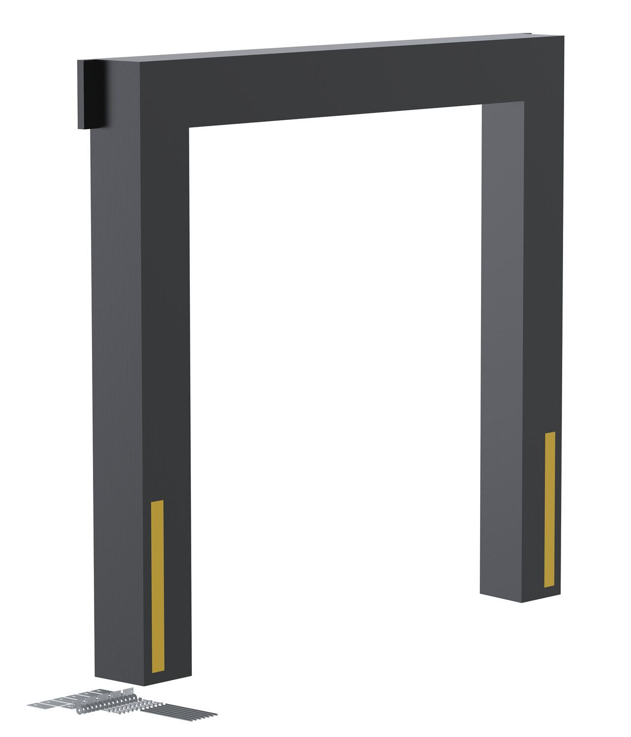 Vestil Vinyl Dock Seal - 12 In. 8 Ft. x 8 Ft. - Black