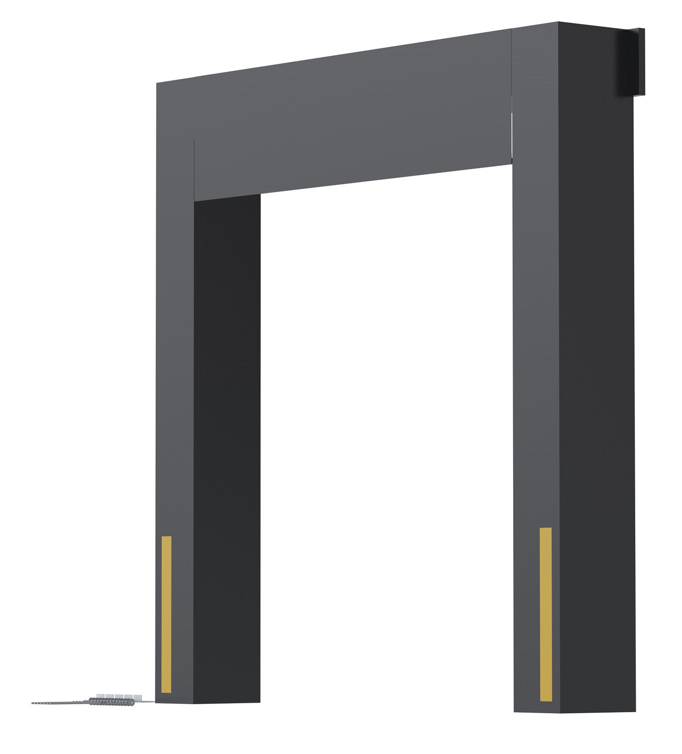 Vestil Nylon Vinyl Dock Seal - 18 In. 8 Ft. x 9 Ft. - Black