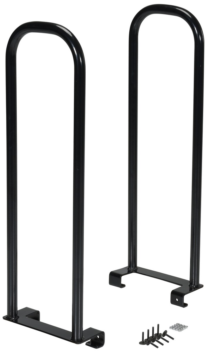 Vestil Steel Dolly Converter - 5 In. x 12-11/16 In. x 39 In. 250 lb - Black