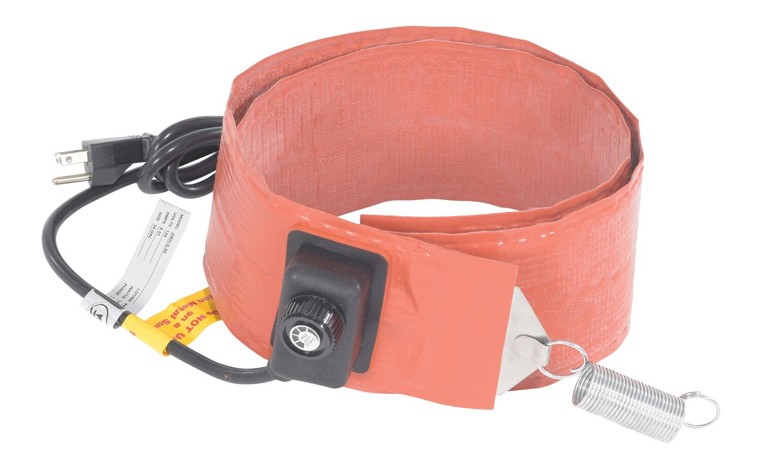 Vestil Steel Drum Heater For - 30 Gallon Drums - Red