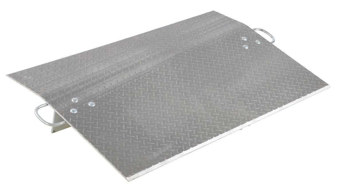 Vestil Aluminum Economizer Dock Plate Usable - 48 In. x 30 In. 3/8 In. Plate Thickness 4100 lb