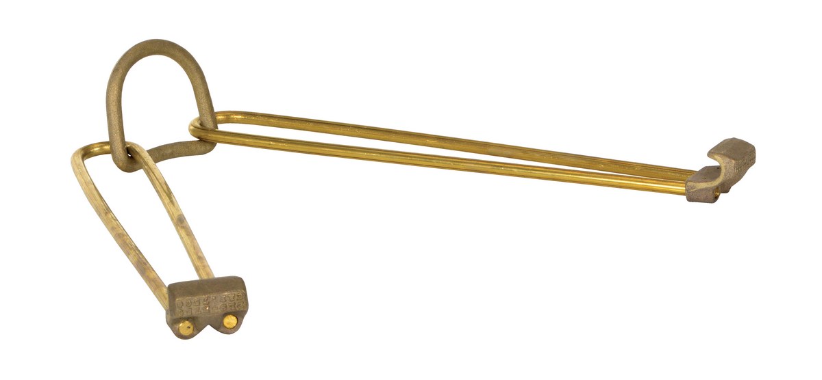 Vestil Brass Drum Lifting Hook - 4 In. x 2-1/4 In. x 22-1/4 In. 1000 lb
